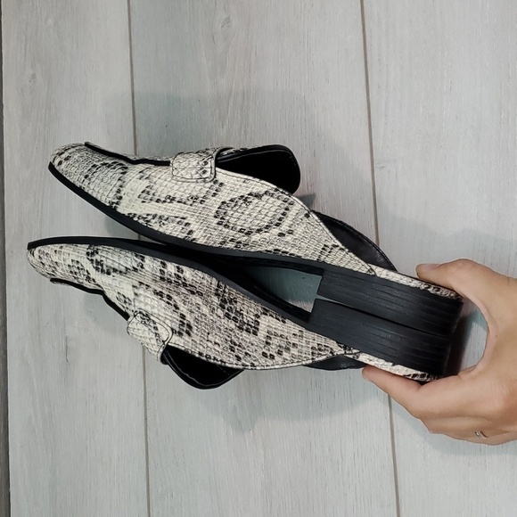 Circus by Sam Edelman Womens Hal Animal Snake Print mules shoes sz 9.5M - Picture 9 of 13